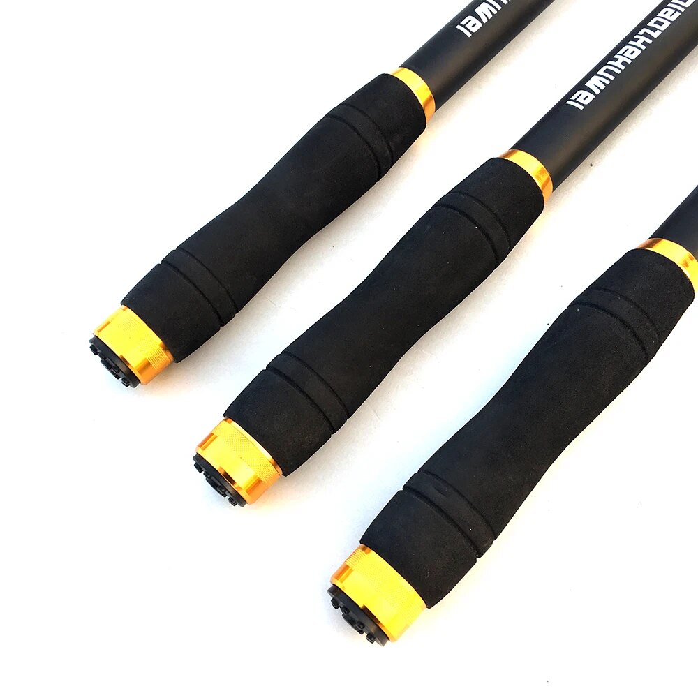 Portable Telescopic Fishing Rod High Performance: 2.1M 2.4M 2.7M 3.0M 3.6M