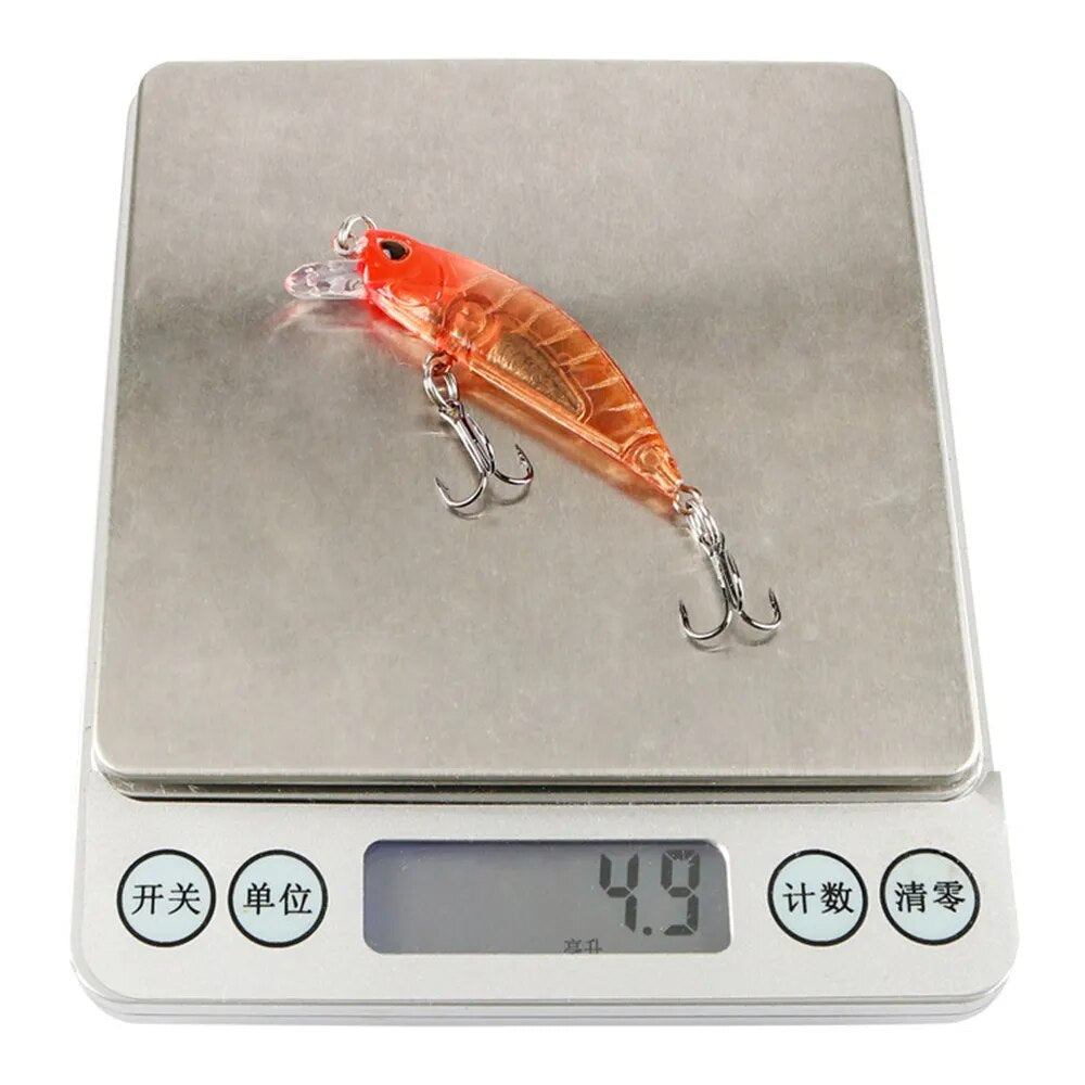 Pro Wobble Mini: 5.5cm Trout & Bass Fishing Lures with 126 Engraving Accessories