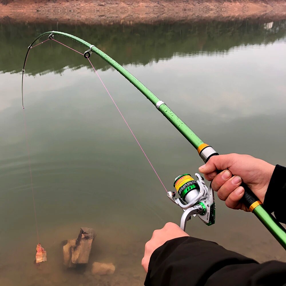 Portable Telescopic Fishing Rod High Performance: 2.1M 2.4M 2.7M 3.0M 3.6M