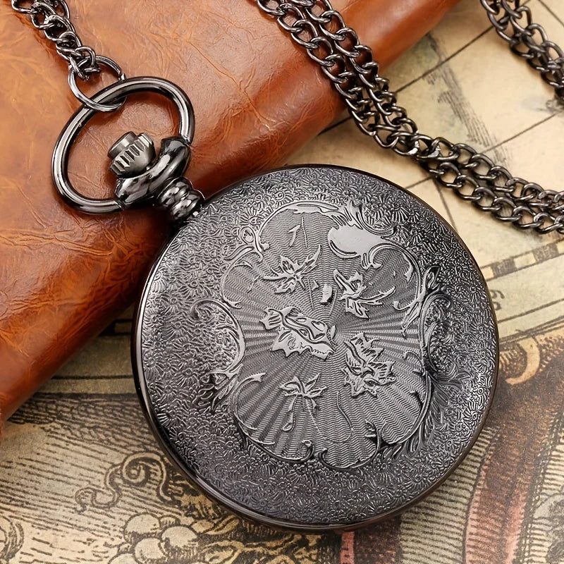 Vintage Pocket Watch: A Timeless Treasure Adorned with the Celestial Beauty of the Night Sky