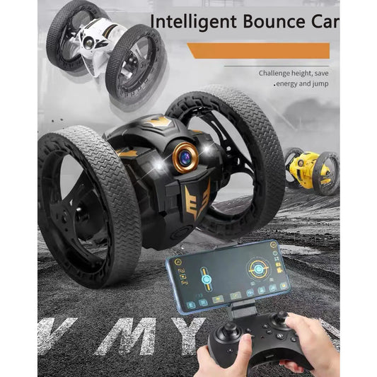 Bounce Car: Jumping Sumo with 2.0MP Camera, WiFi, and Flexible Wheels