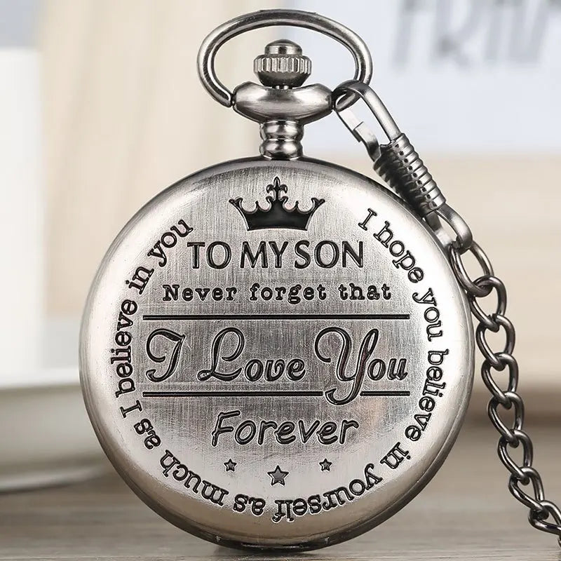 Vintage Pocket Watch: A Timeless Elegance Engraved with Love, Where Precious Moments Are Forever Captured in Time - A perfect gift for everyone