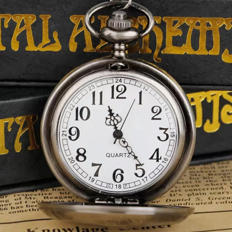 Vintage Pocket Watch: A Gift that Tells the Time with a Touch of Halloween Delight