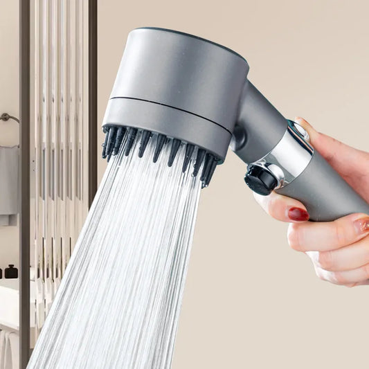 Pure Flow Deluxe: High-Pressure Portable Showerhead with Innovative Filtering Technology.