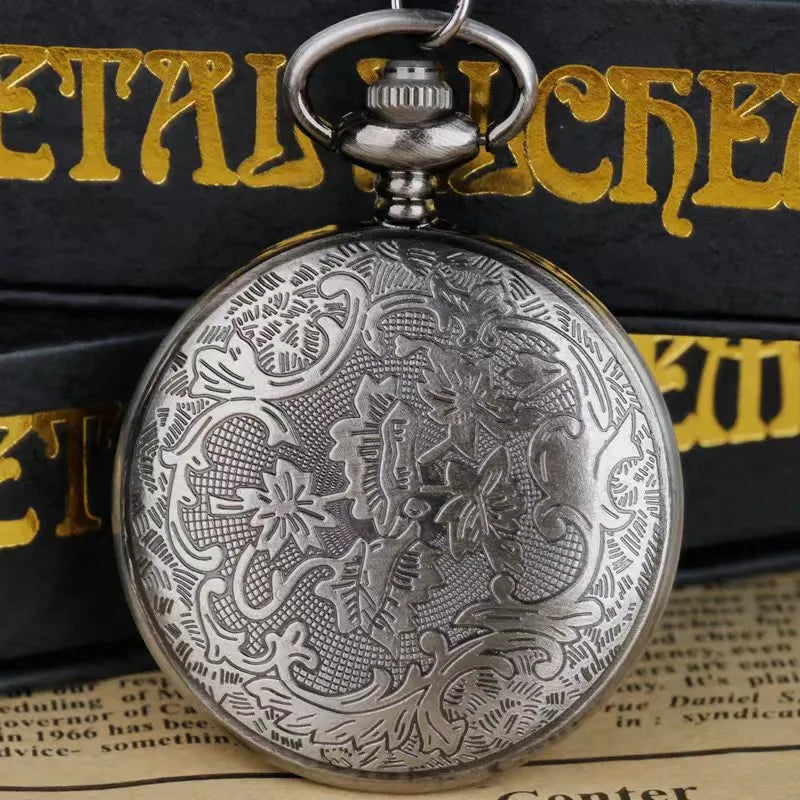 Vintage Pocket Watch: A Gift that Tells the Time with a Touch of Halloween Delight