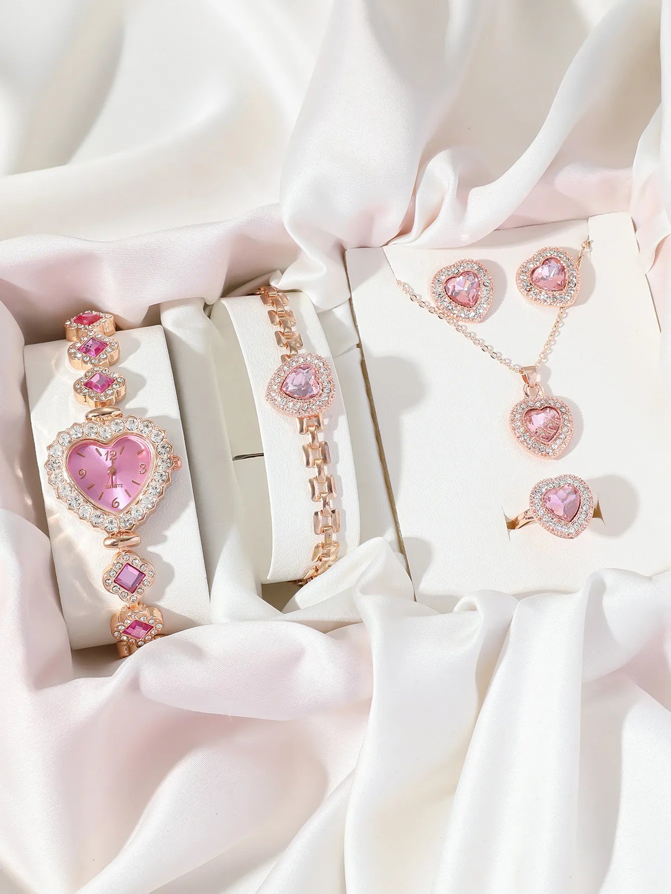 Ladies' Love Bracelet and Watch Set: Timeless Elegance