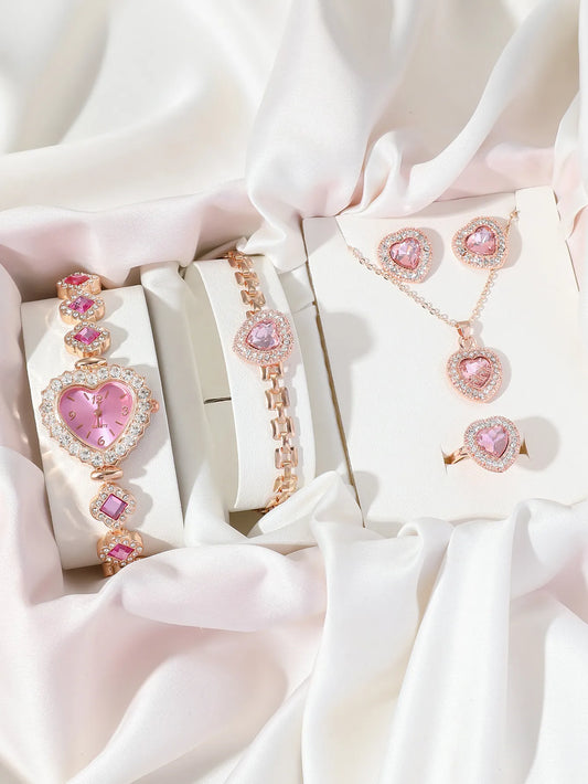 Ladies' Love Bracelet and Watch Set: Timeless Elegance