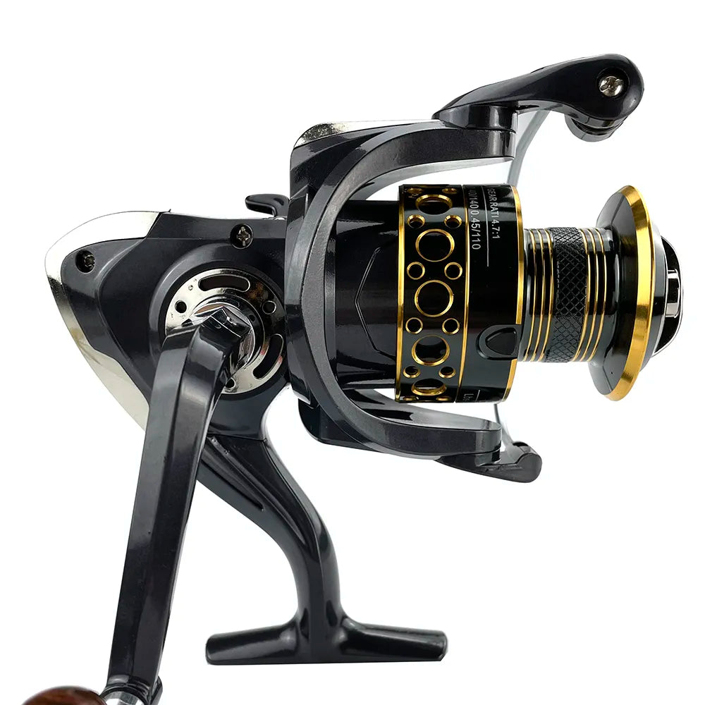 Prime Catch 113BB: Carp Master's Metal Spool Spinning Reel for Precision Fishing