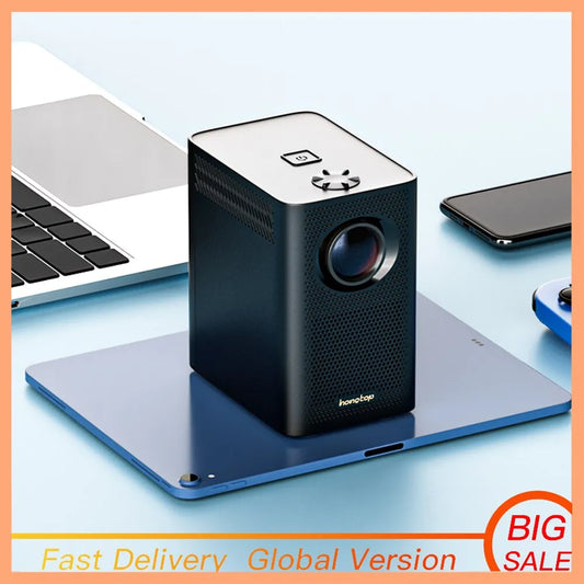 PocketPro 4K: Smart Portable S30MAX Projector with Android 10.0, WiFi, and Bluetooth