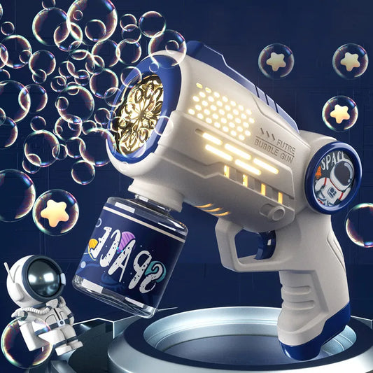 Astro Blast Electric Bubble Blaster: Summer Outdoor Fun for Kids