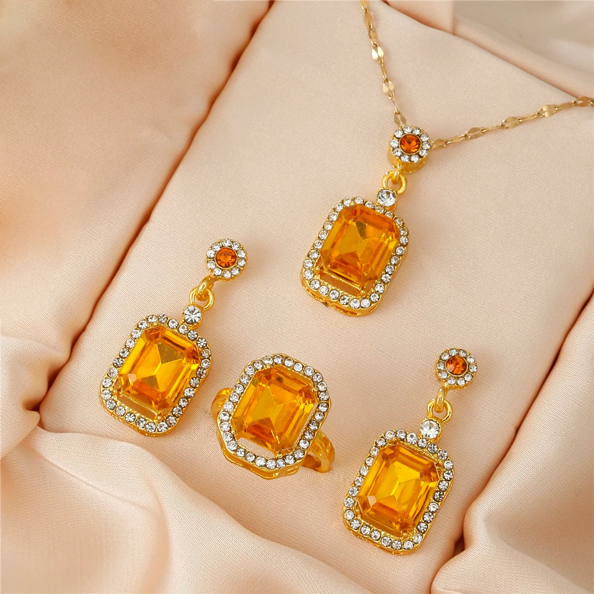 Diamond Elegance Trio: Shine Bright with Luxury