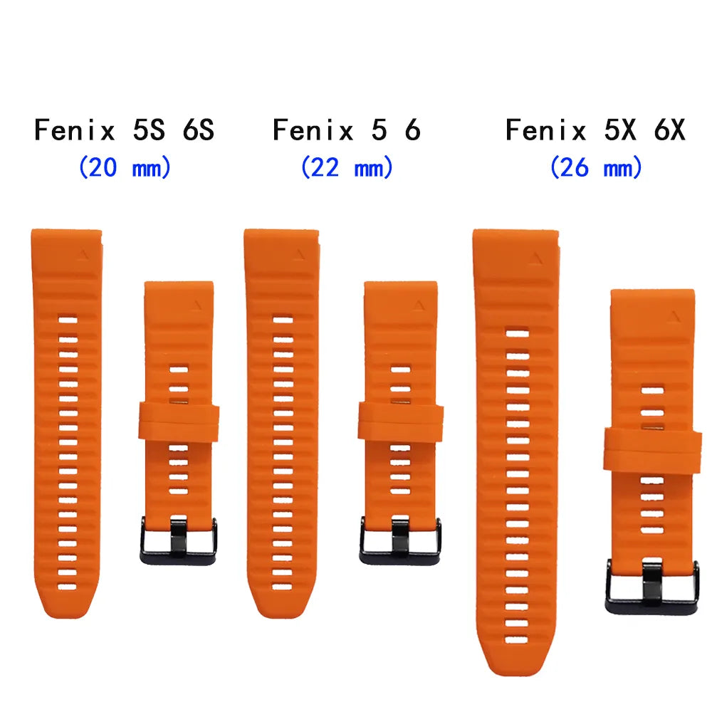 Watchband For Garmin Fenix 6 6X Pro 5 5S 5X Plus 3HR Fenix7 7X Strap 26 20 22 MM