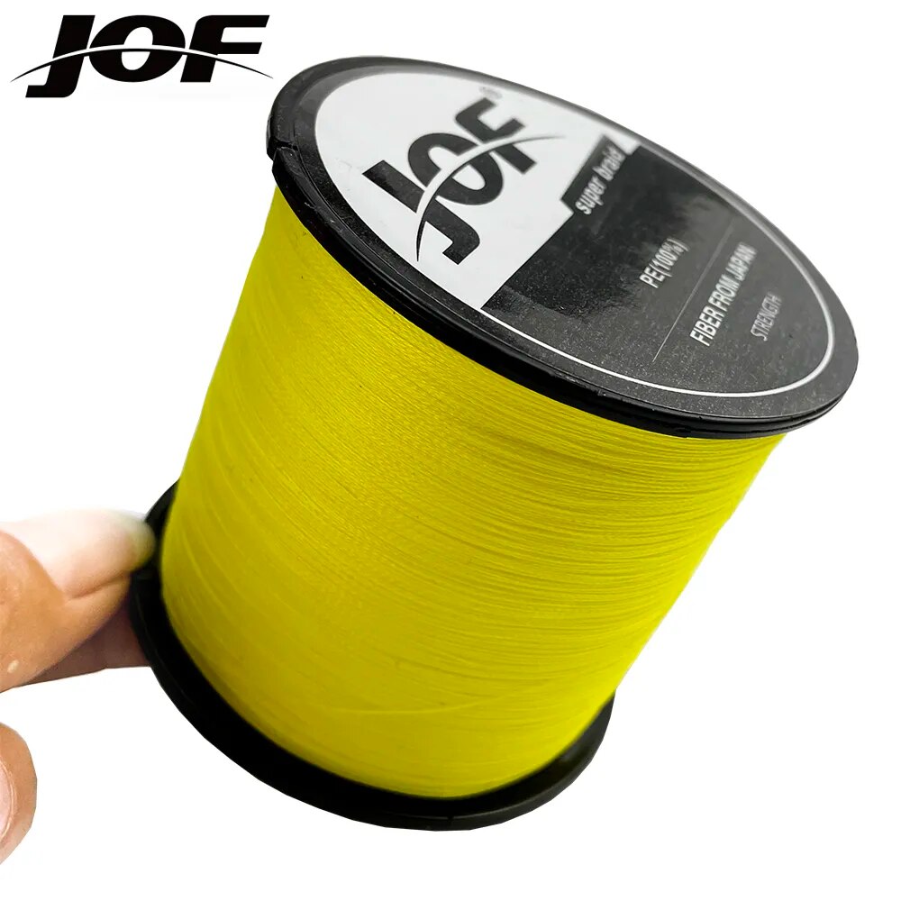 JOF X8 Lure Line Braided Fishing Line Pesca Carp Multifilament Fly Wire Japanese Pe Line Saltwater 1000M 500M 300M 8.2-35.8kg