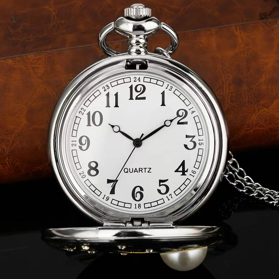 Vintage Pocket Watch: A Pocket Watch that Captures the Essence of the Sea, Stars, and Moon and Offers a Gift of Enduring Elegance