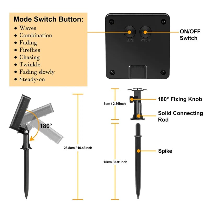 Solar Sparkle: Outdoor Festoon LED Fairy Lights for Christmas and Garden Decor: 7M/12M/22/32M