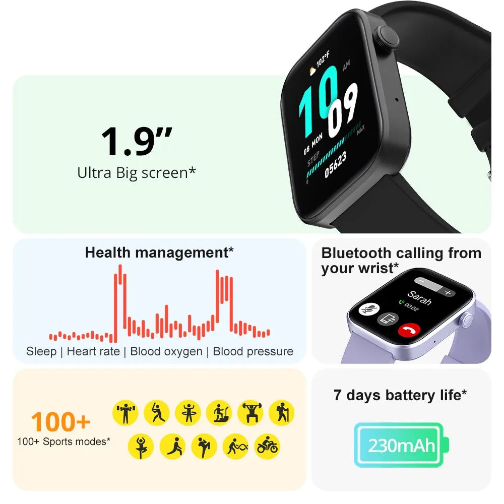 HealthGuard Pro: Colmi P71 Waterproof Smartwatch with Voice Assistant