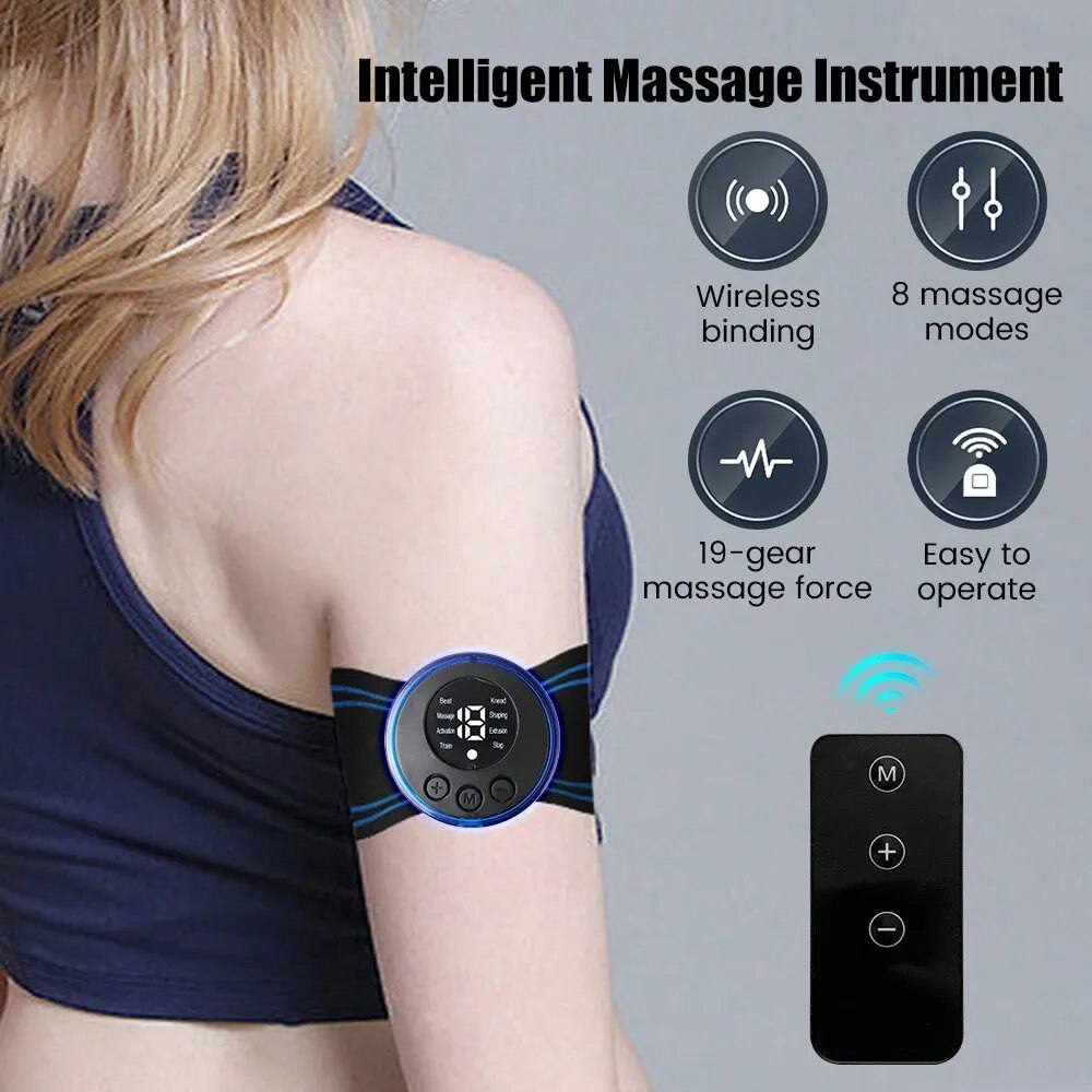 Neck Nirvana: Electric Neck Massager with Remote Control - Your Ultimate Solution for Muscle Pain Relief and Shoulder Bliss