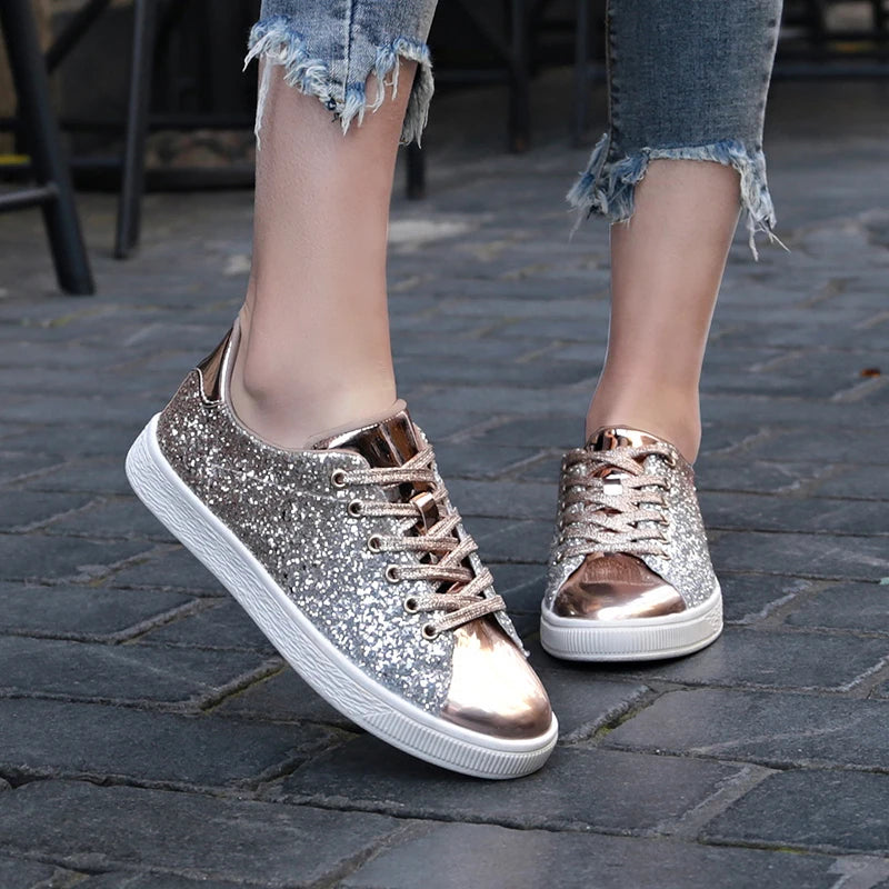 Shiny sneakers: style and comfort for unforgettable moments