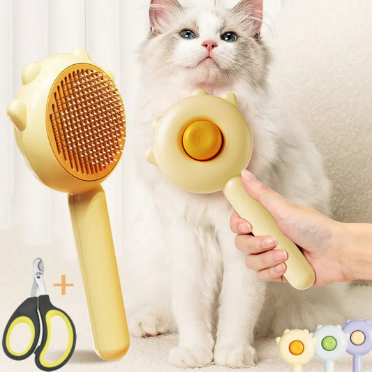 Pet MagicGroom: Needle Brush, Massage Comb, Hair Remover, Nail Clippers for Cats and Dogs