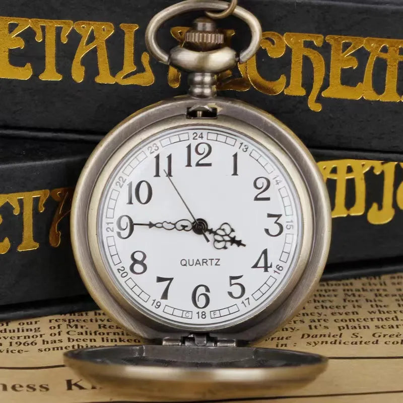 Vintage Pocket Watch: A Gift that Tells the Time with a Touch of Halloween Delight