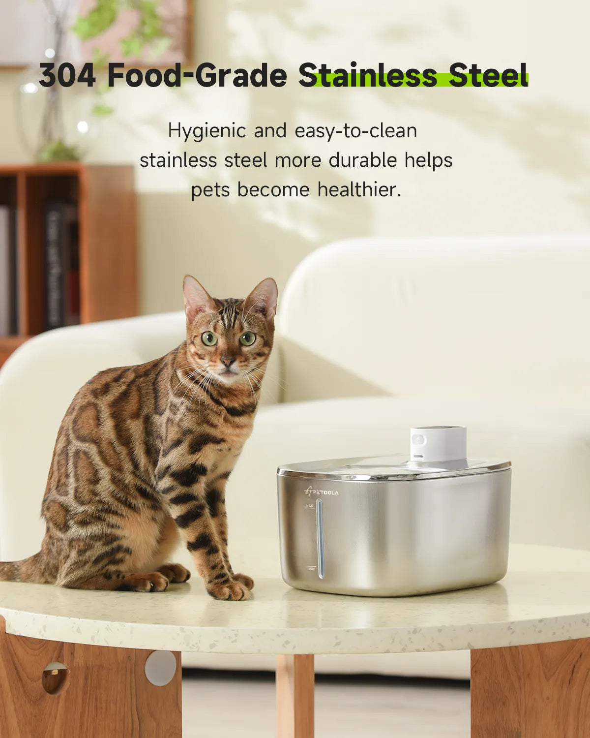 PetFlowPro: 4L Wireless Cat Water Fountain for Cats and Dogs